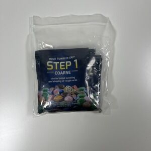 National Geographic Rock Tumbler Polisher Kit Grit Packs STEPS 1-4 NEW UNOPENED